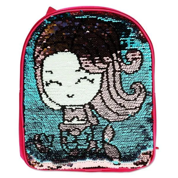 ■ Emotionery Dream Junior Backpack Reversible Sequins - Mermaid
