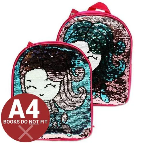 ■ Emotionery Dream Junior Backpack Reversible Sequins - Mermaid