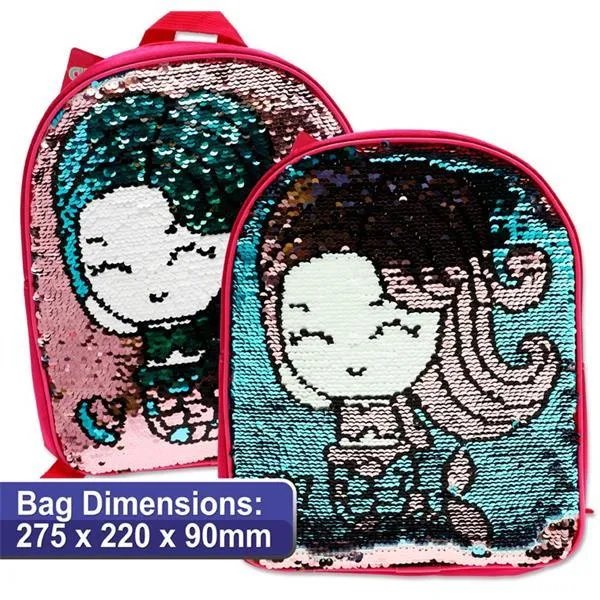 ■ Emotionery Dream Junior Backpack Reversible Sequins - Mermaid