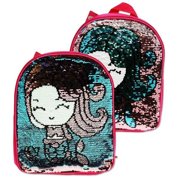 ■ Emotionery Dream Junior Backpack Reversible Sequins - Mermaid