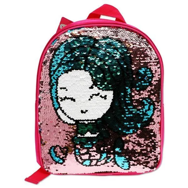 ■ Emotionery Dream Junior Backpack Reversible Sequins - Mermaid