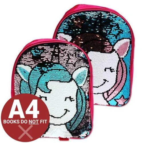 ■ Emotionery Dream Junior Backpack Reversible Sequins - Unicorn