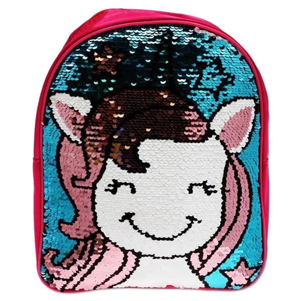 ■ Emotionery Dream Junior Backpack Reversible Sequins - Unicorn