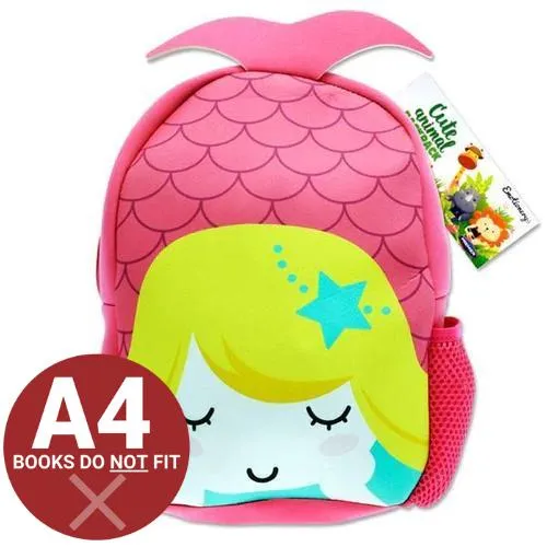 ■ Emotionery Neoprene Cute Animal Junior Backpack - Mermaid