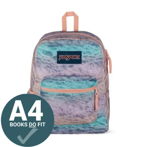■ JanSport Cross Town Backpack - Cotton Candy Clouds
