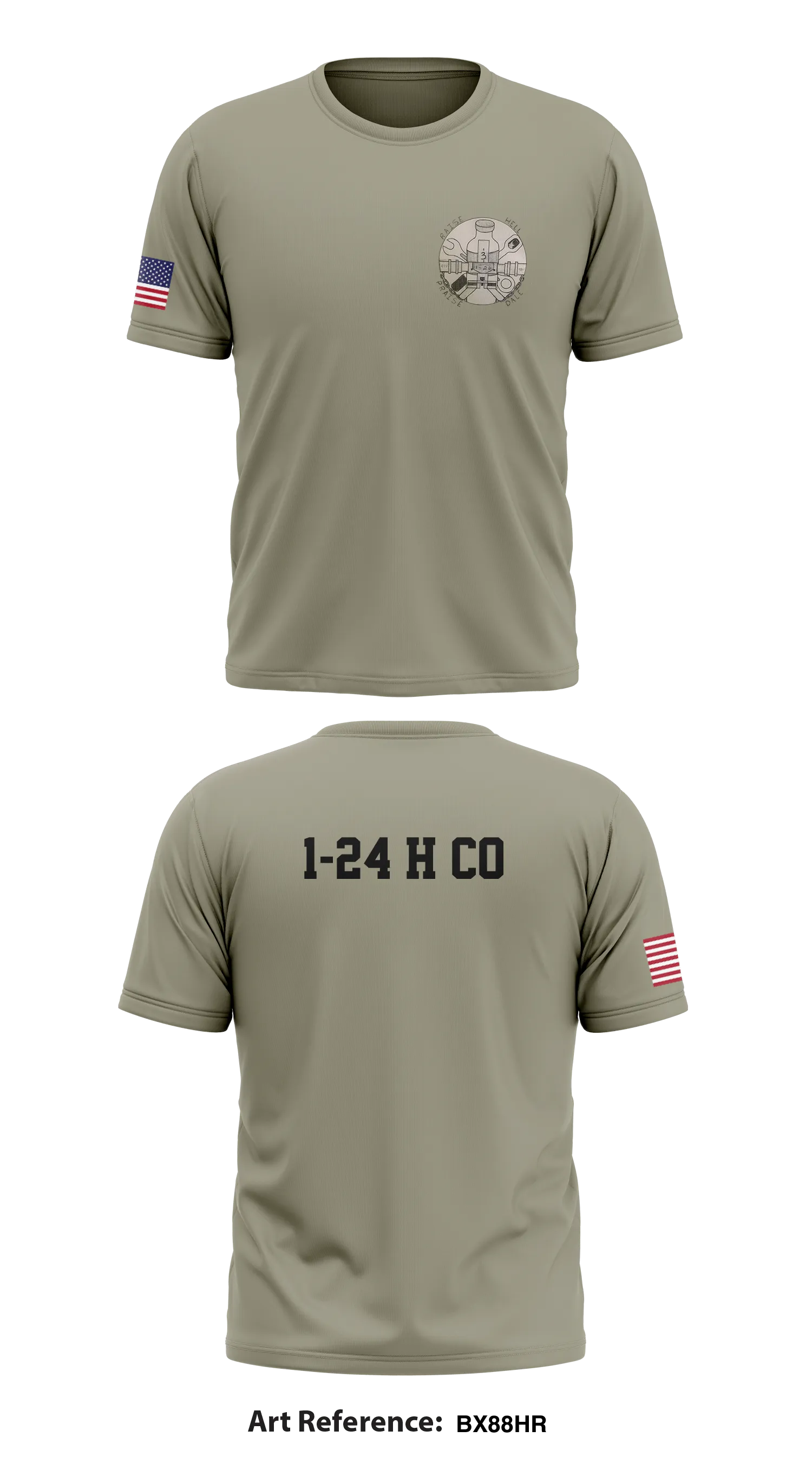 1-24 H CO Store 1 Core Men's SS Performance Tee - bX88hR