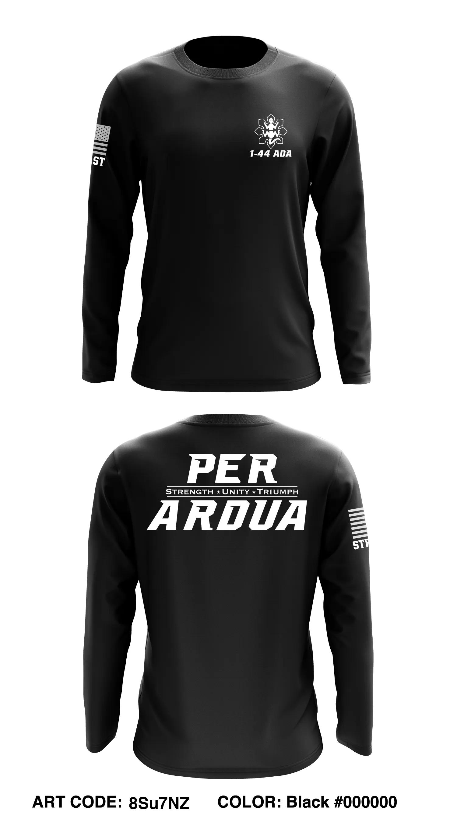 1-44 ADA Store 1 Core Men's LS Performance Tee - 8Su7NZ