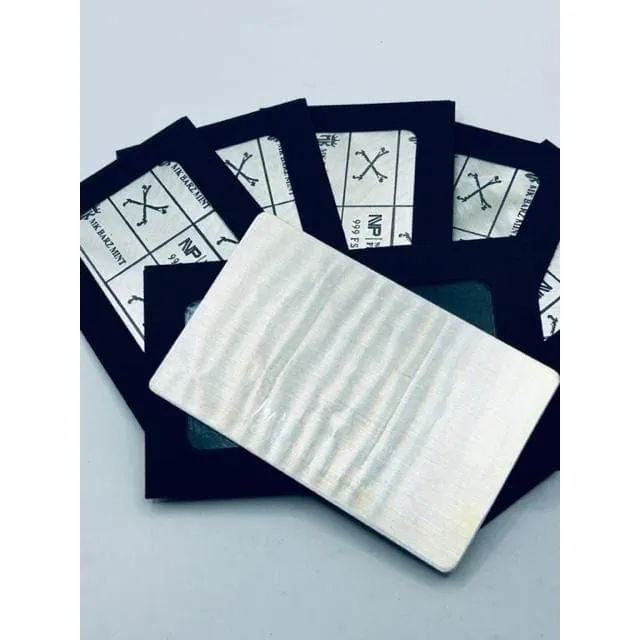 1 Oz North View Products & MK BARZ "Silver Credit Card" Bar .999 FS