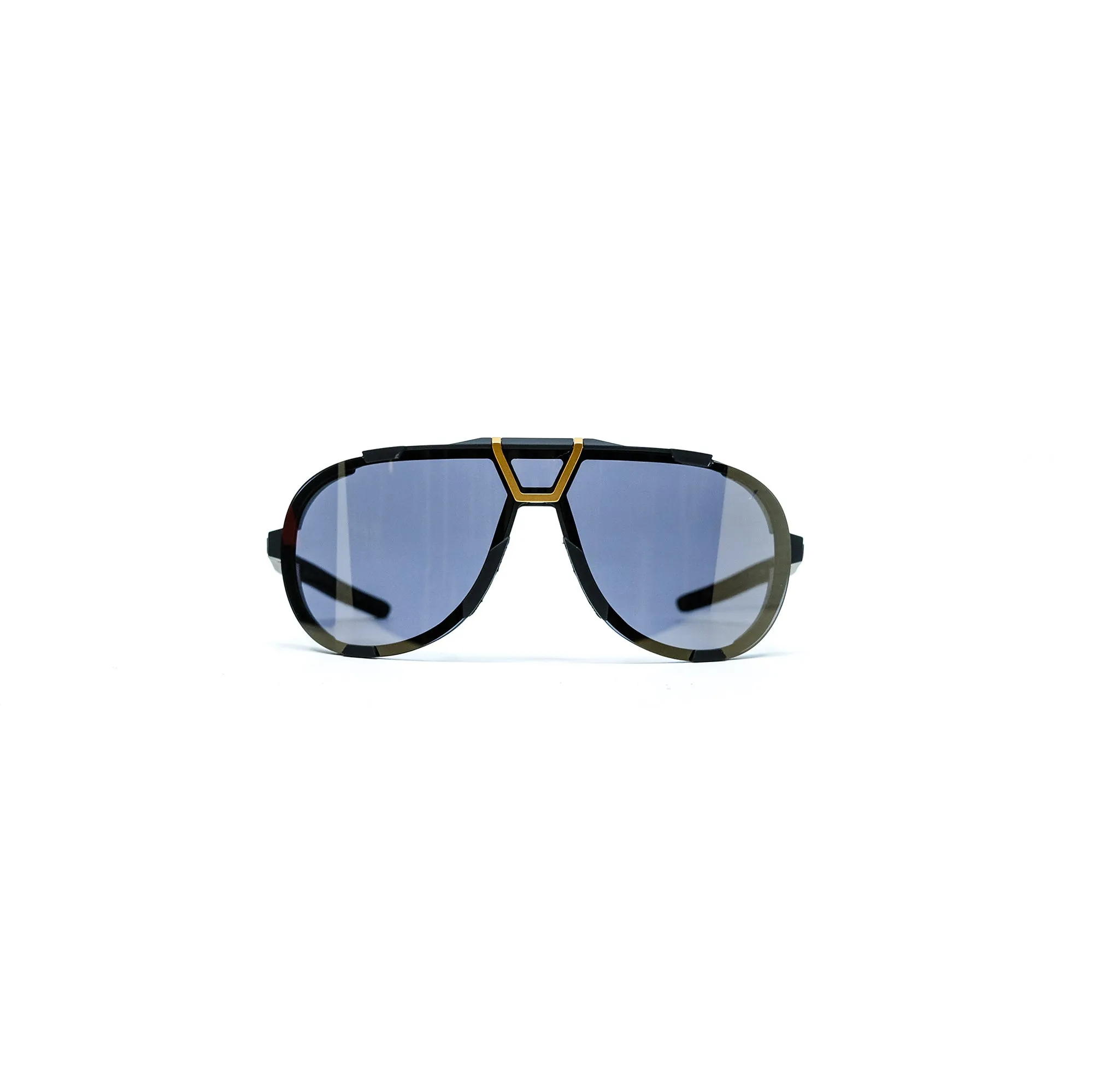 100% Westcraft Sunglasses - Soft Tact Black (Soft Gold Mirror Lens)