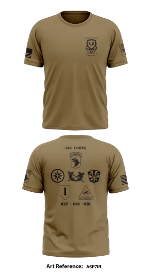 101st Division Sustainment Brigade JAG Store 1 Core Men's SS Performance Tee - A6p7iR