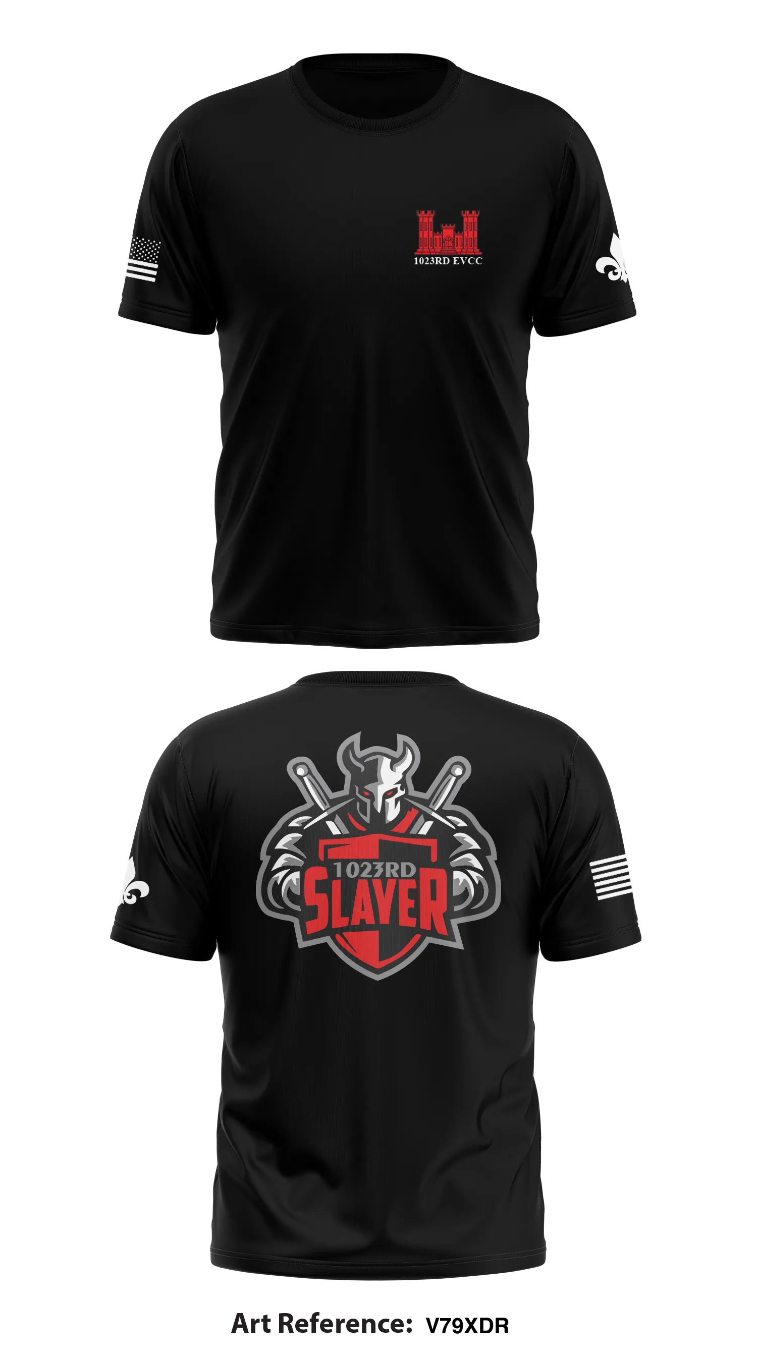 1023RD EVCC Store 1 Core Men's SS Performance Tee - V79xDR