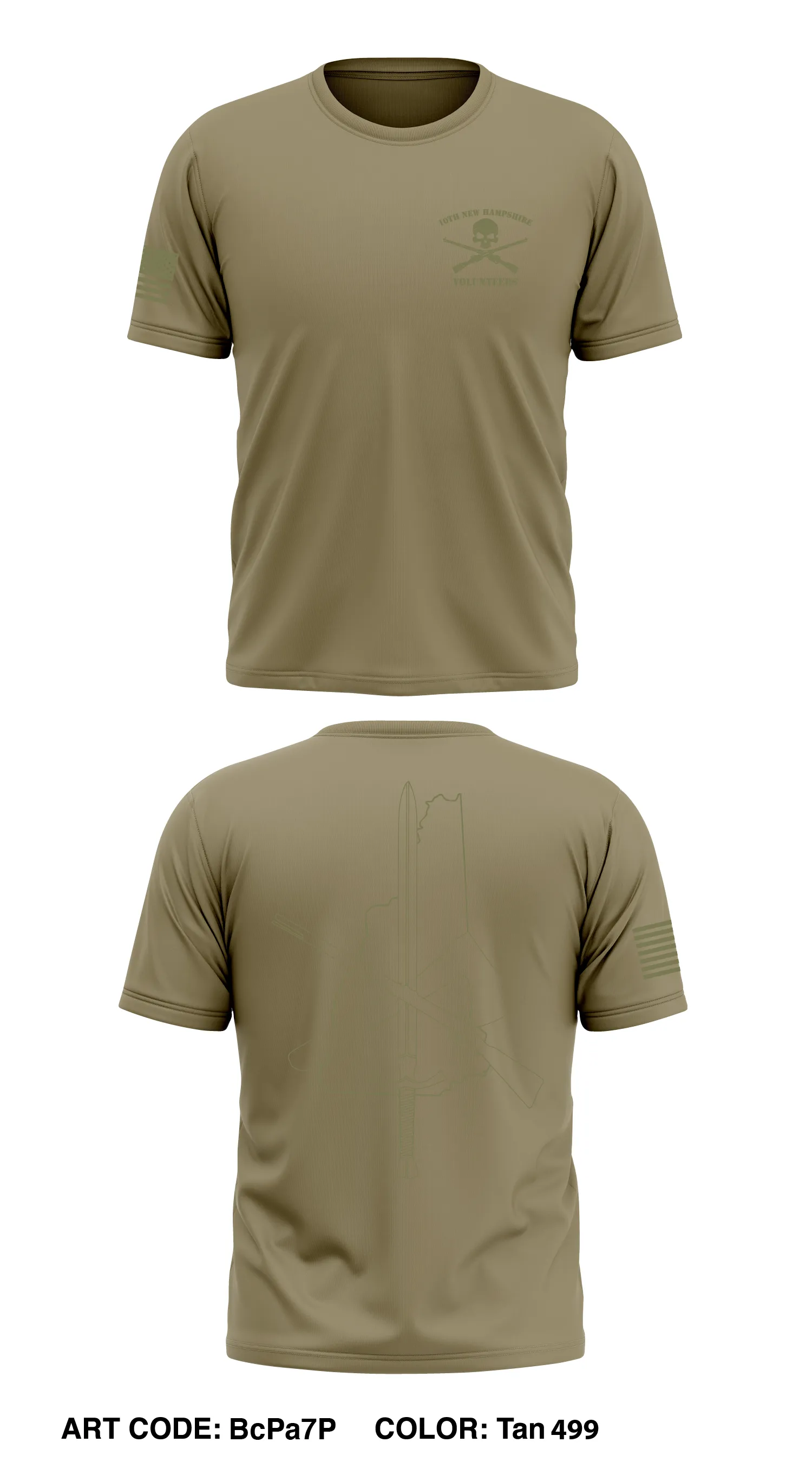 10th New Hampshire Volunteers Store 1 Core Men's SS Performance Tee - BcPa7P