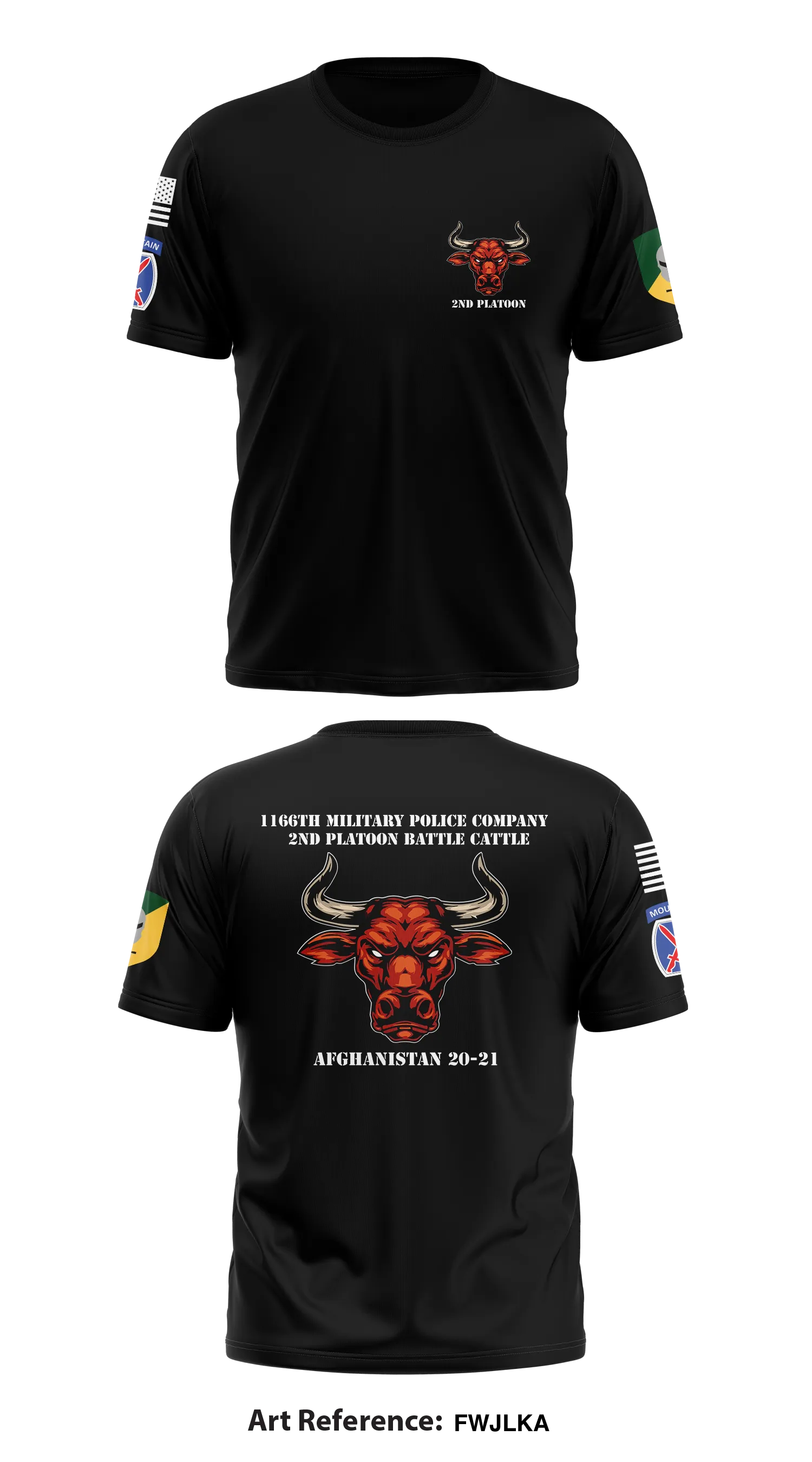 1166th Military Police Company, 2nd Platoon Store 1 Core Men's SS Performance Tee - fWJLKa