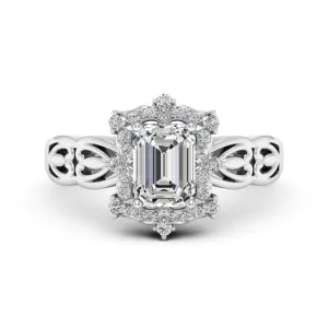 1.19 d.e.w cts Bridget Moissanite Ring