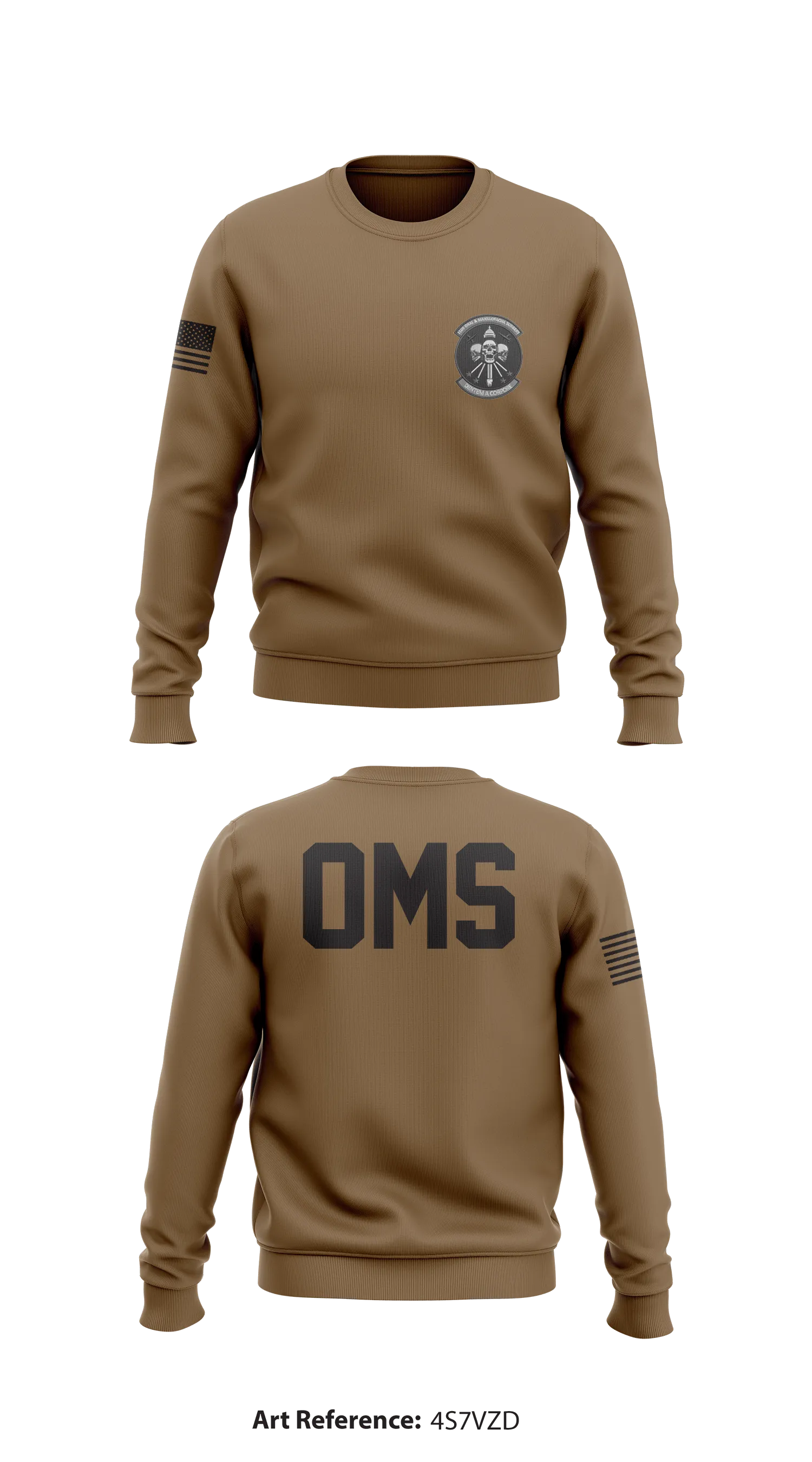 11DS OMS Store 1 Core Men's Crewneck Performance Sweatshirt - 4S7vzd