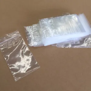 153x230mm 50um (100pcs)  - Clear Resealable Zip Lock Poly Bag