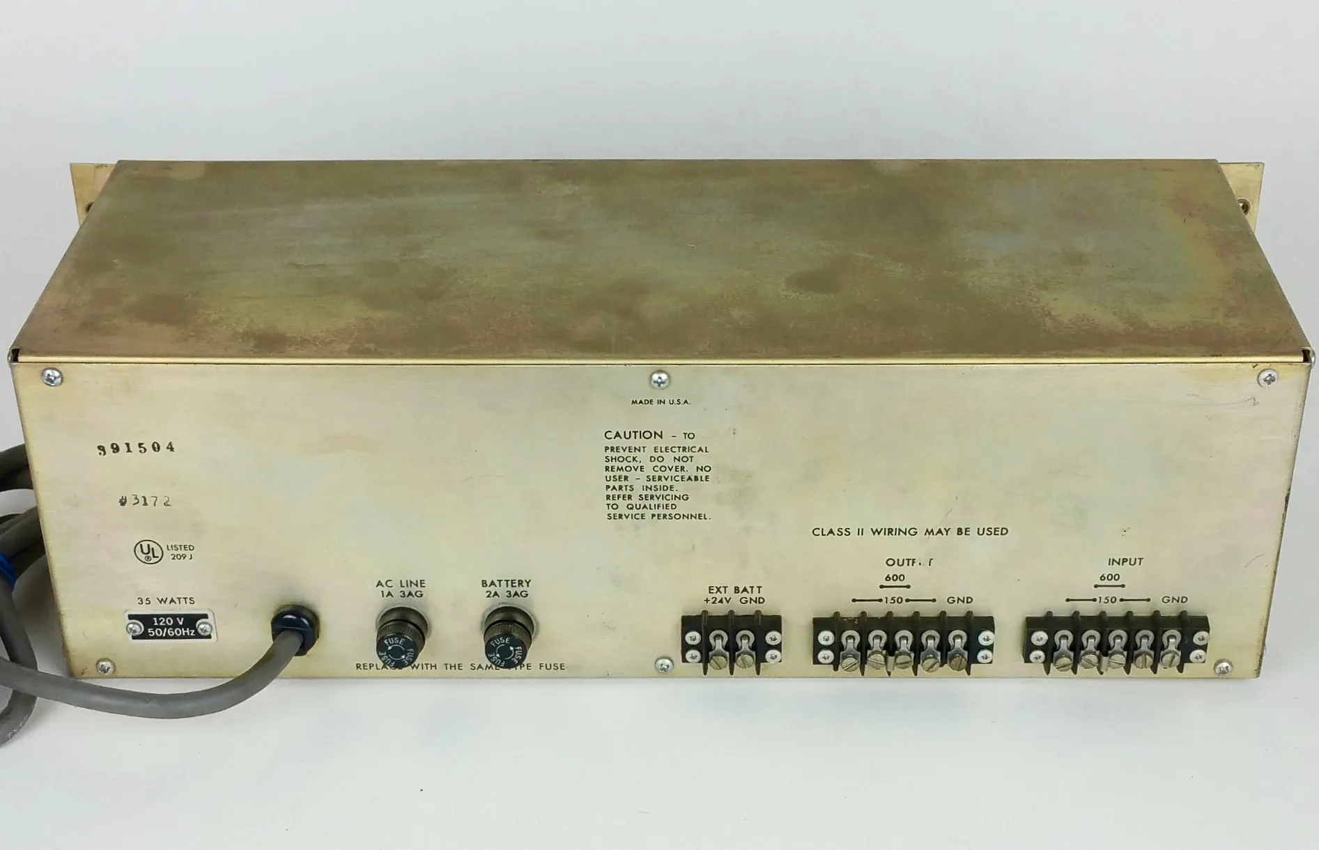1970's Altec 9860A Active Equalizer
