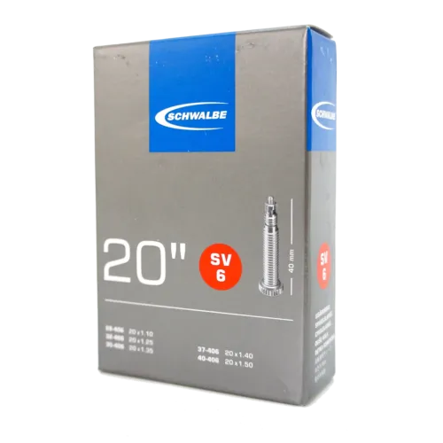 1pack - 4pack Schwalbe SV6 Presta FV 40mm 20 x 1.1~1.5 406 Tubes Dahon BMX Bike
