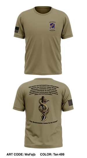 1st Battalion, 158th Infantry Regiment “Bushmasters” Store 1 Core Men's SS Performance Tee - WeFajb