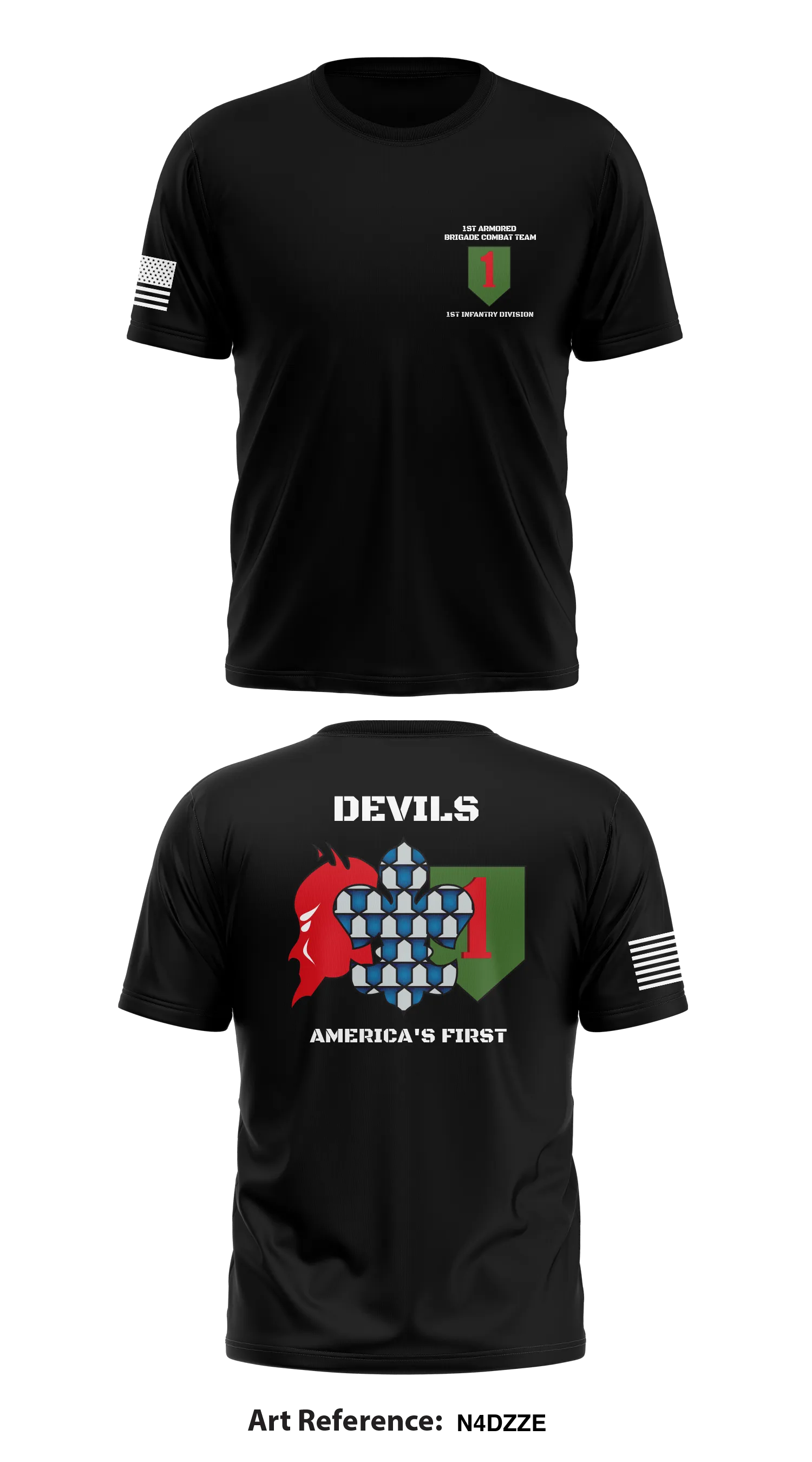 1st Brigade Combat Team, 1st Infantry Division Store 1 Core Men's SS Performance Tee - n4dZzE
