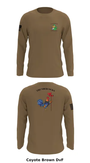 1ST PLATOON IRONHAWK TROOP STORE 1 Core Men's LS Performance Tee - DvF