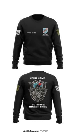 20th SFG DET 1 Rigger  Store 1 Core Men's Crewneck Performance Sweatshirt - GS2eVG