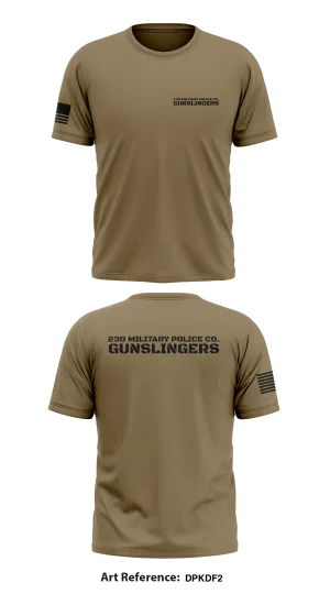 23D Military Police Co. Gunslingers Store 1 Core Men's SS Performance Tee - DPkDF2
