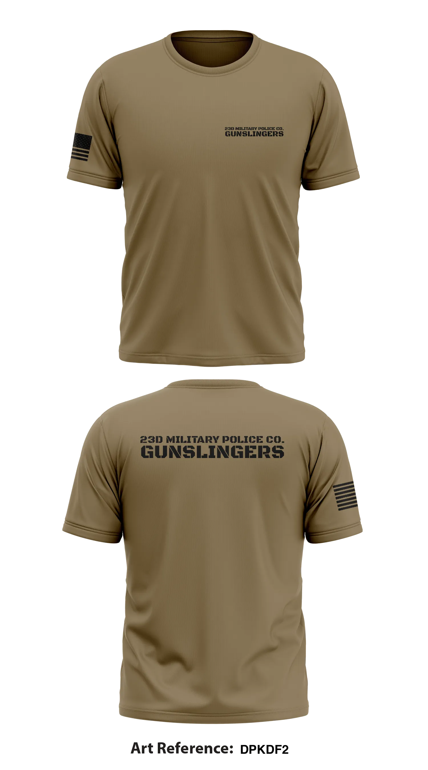 23D Military Police Co. Gunslingers Store 1 Core Men's SS Performance Tee - DPkDF2