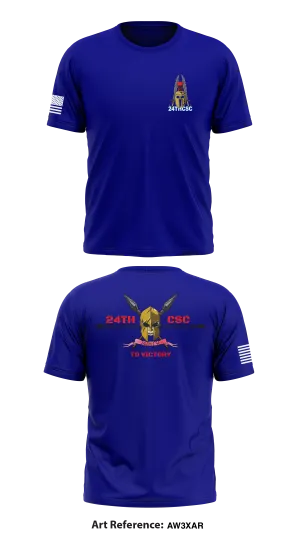 24th CSC  Store 1 Core Men's SS Performance Tee - aw3Xar