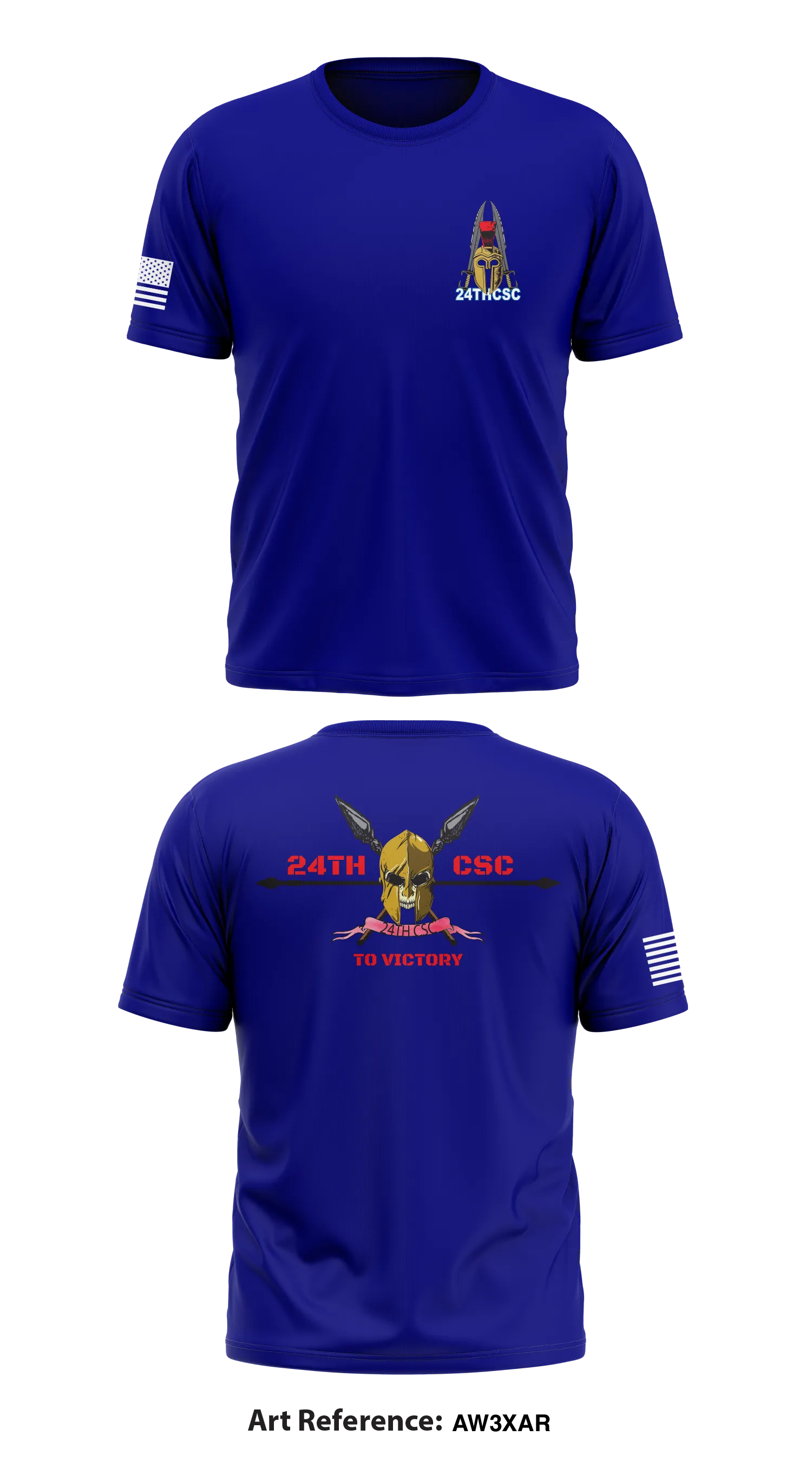 24th CSC  Store 1 Core Men's SS Performance Tee - aw3Xar