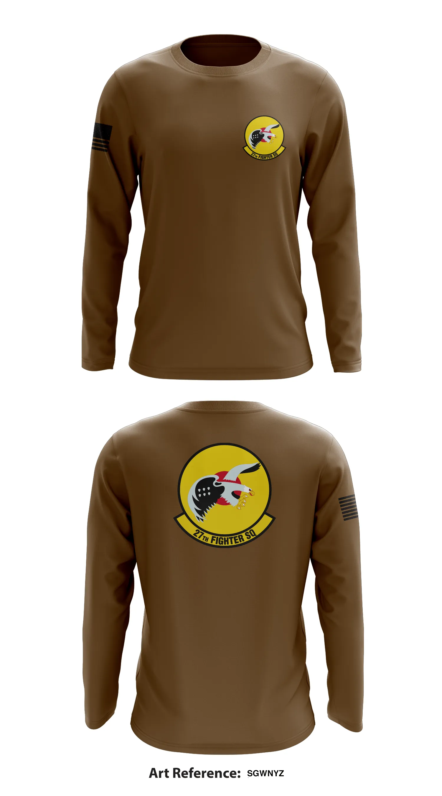 27th Fighter Squadron  Store 1 Core Men's LS Performance Tee - sgwNYz