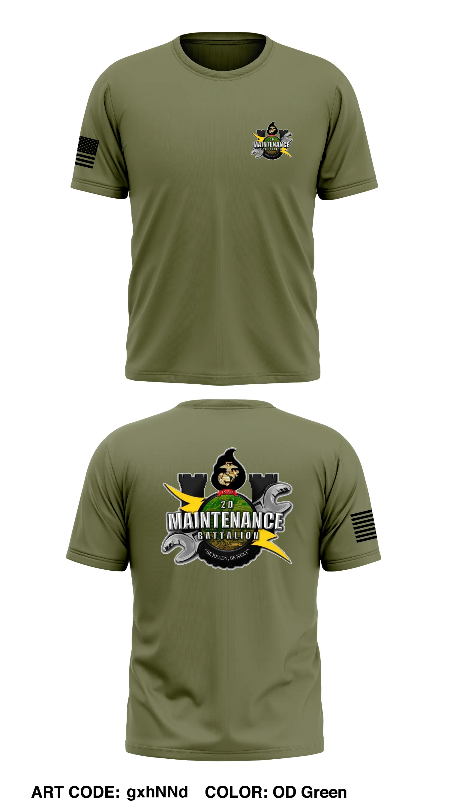 2nd maintenance battalion  Store 1 Core Men's SS Performance Tee - gxhNNd