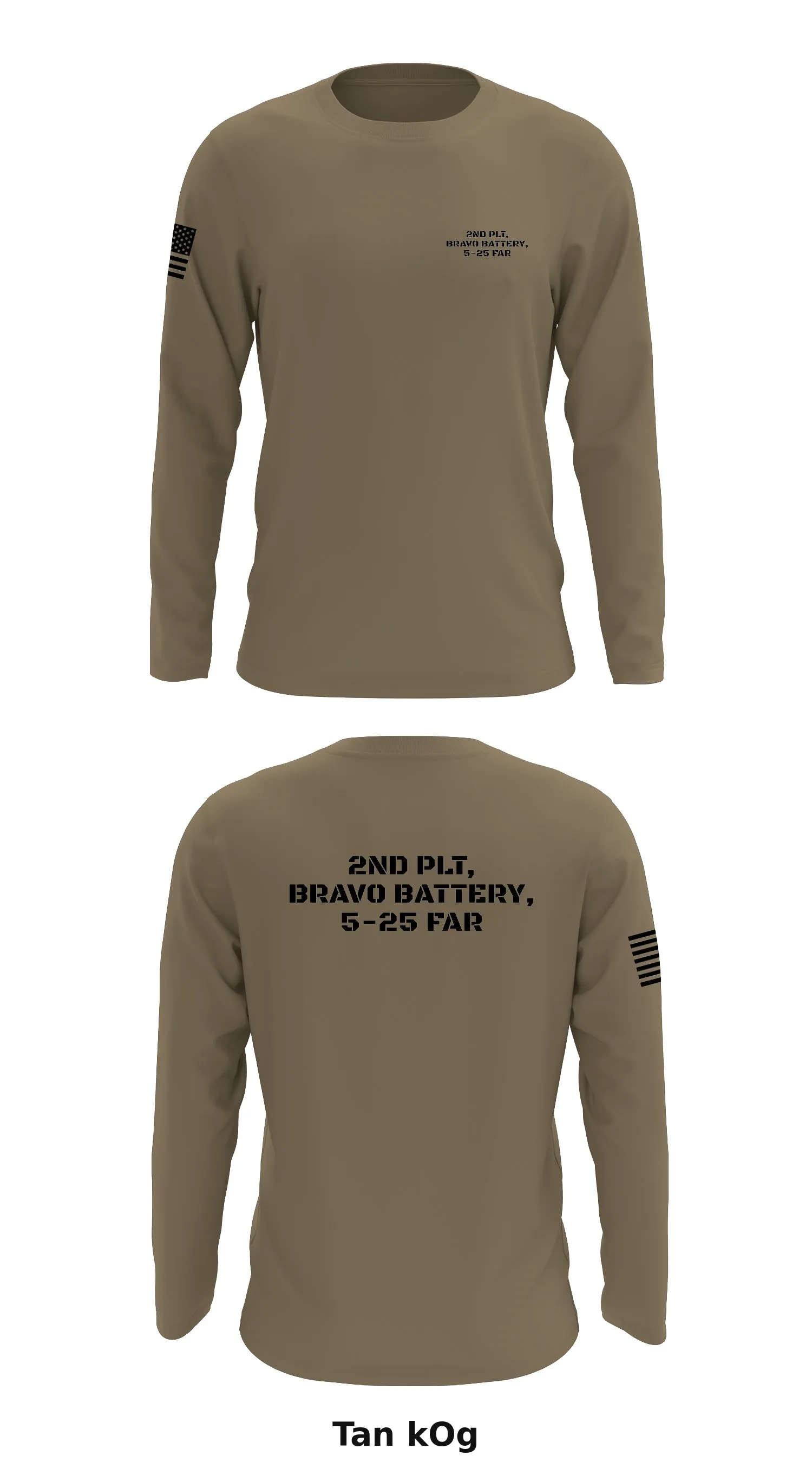 2nd PLT, Bravo Battery, 5-25 FAR Store 1 Core Men's LS Performance Tee - kOg