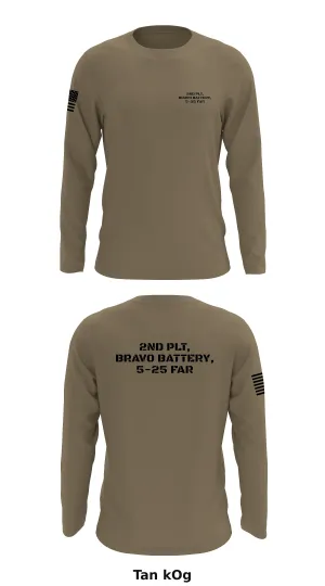 2nd PLT, Bravo Battery, 5-25 FAR Store 1 Core Men's LS Performance Tee - kOg