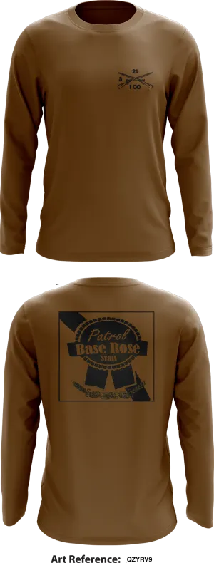 3-21 INF REGT Store 1 Core Men's LS Performance Tee - QZYrv9