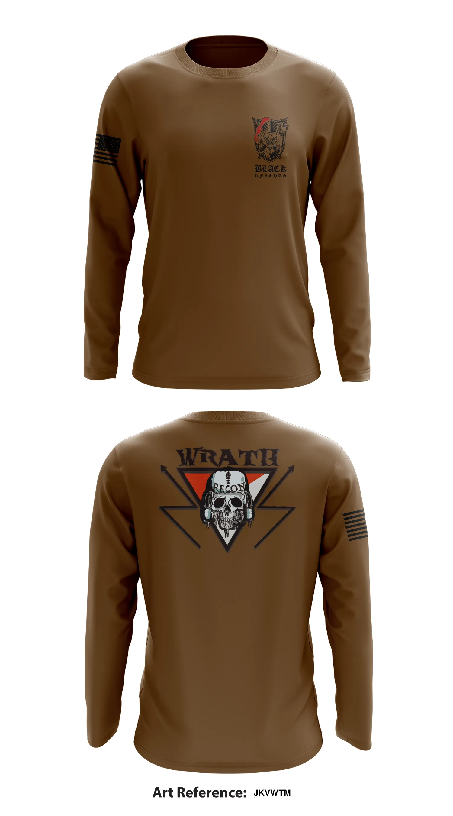 3-61 Cav Store 1 Core Men's LS Performance Tee - jkVwTm