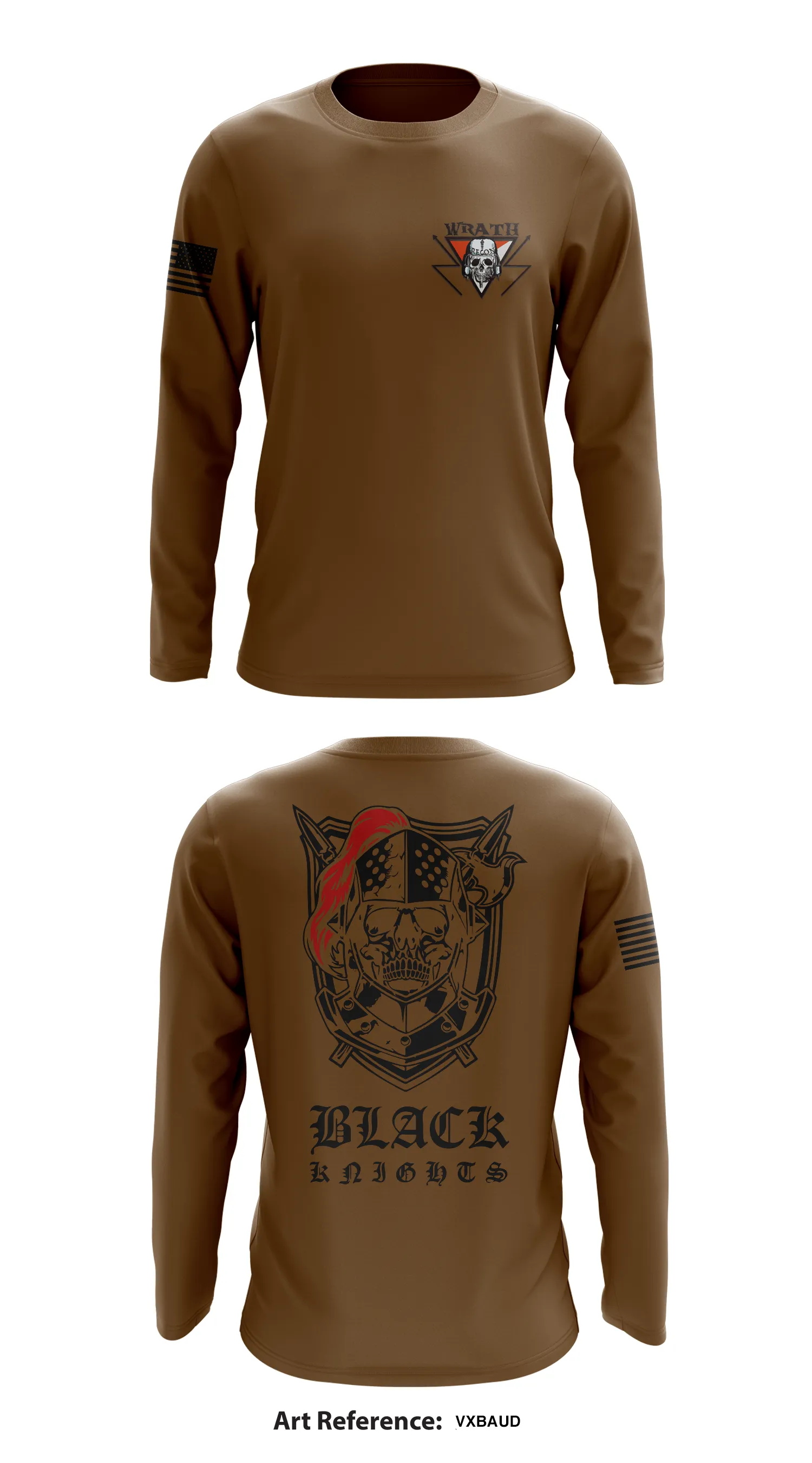 3-61 Cav Store 1 Core Men's LS Performance Tee - vXBaUd