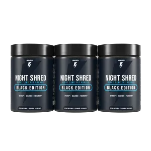 3 Bottles of Night Shred Black Special Offer