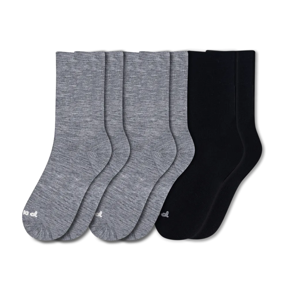 3 Pack - Men's Light-Weight Crew Pacas Socks