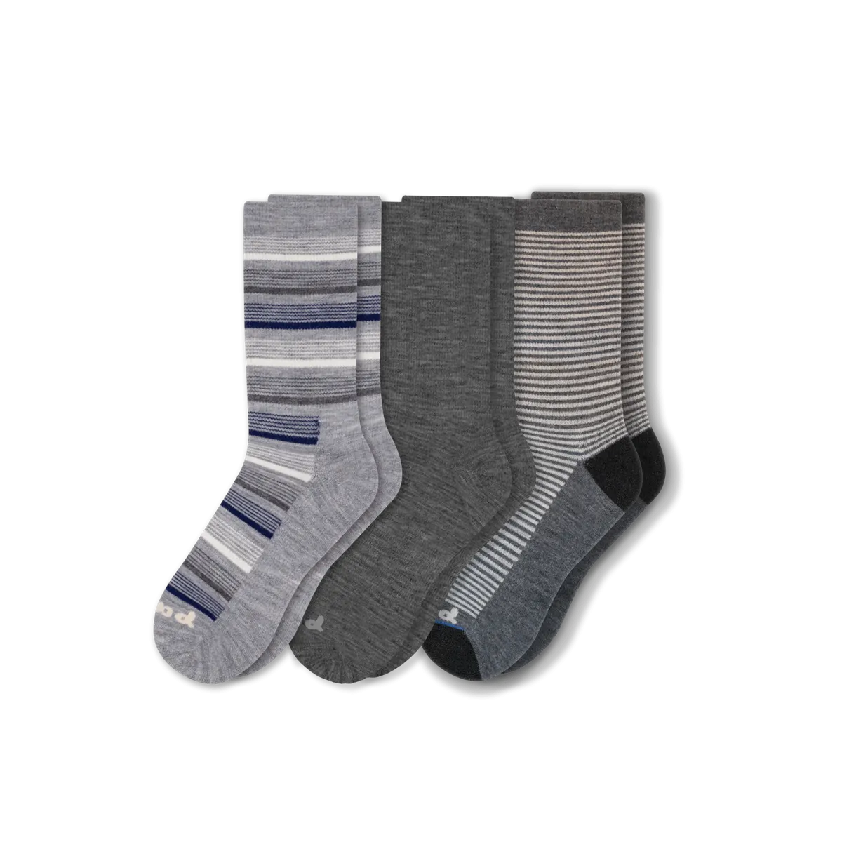 3 Pack - Men's Light-Weight Crew Pacas Socks