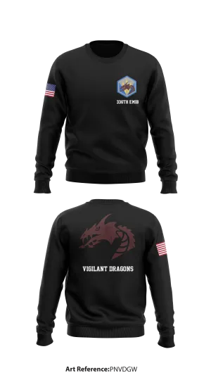 336TH E-MIB Store 1 Core Men's Crewneck Performance Sweatshirt - PNvDgW