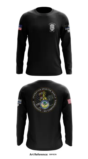 354th PMO Core Men's LS Performance Tee - EMyECn