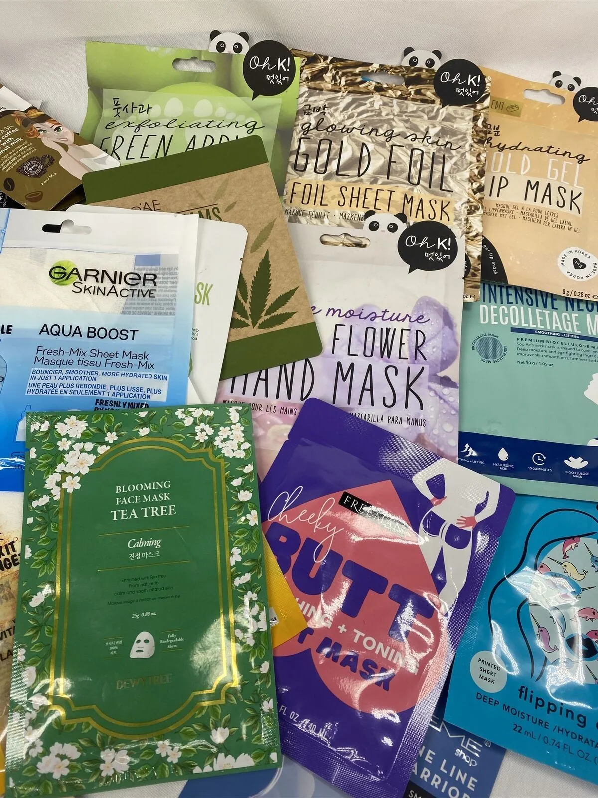 (38) Oh K Yes Soo’Ae Dewytree Peel Simple Sheet Face Mask Korean Beauty Bulk Lot