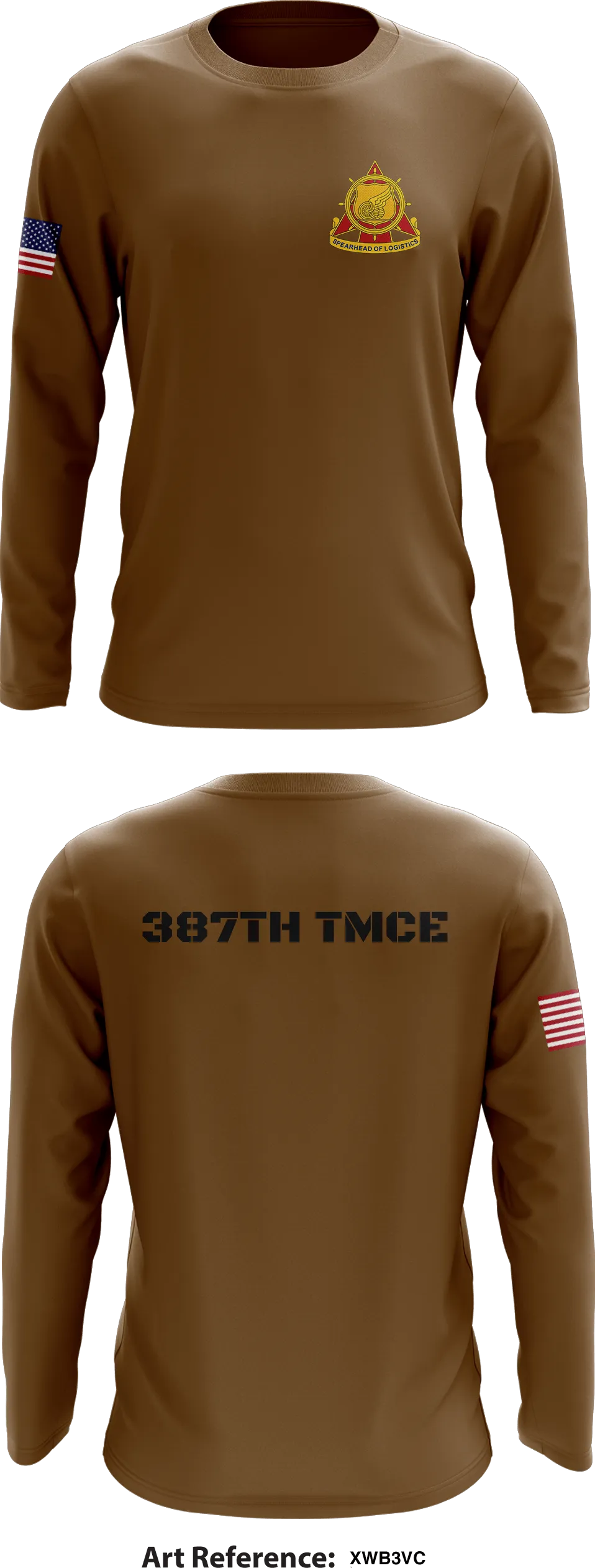 387th TMCE Store 1 Core Men's LS Performance Tee - xWB3vC