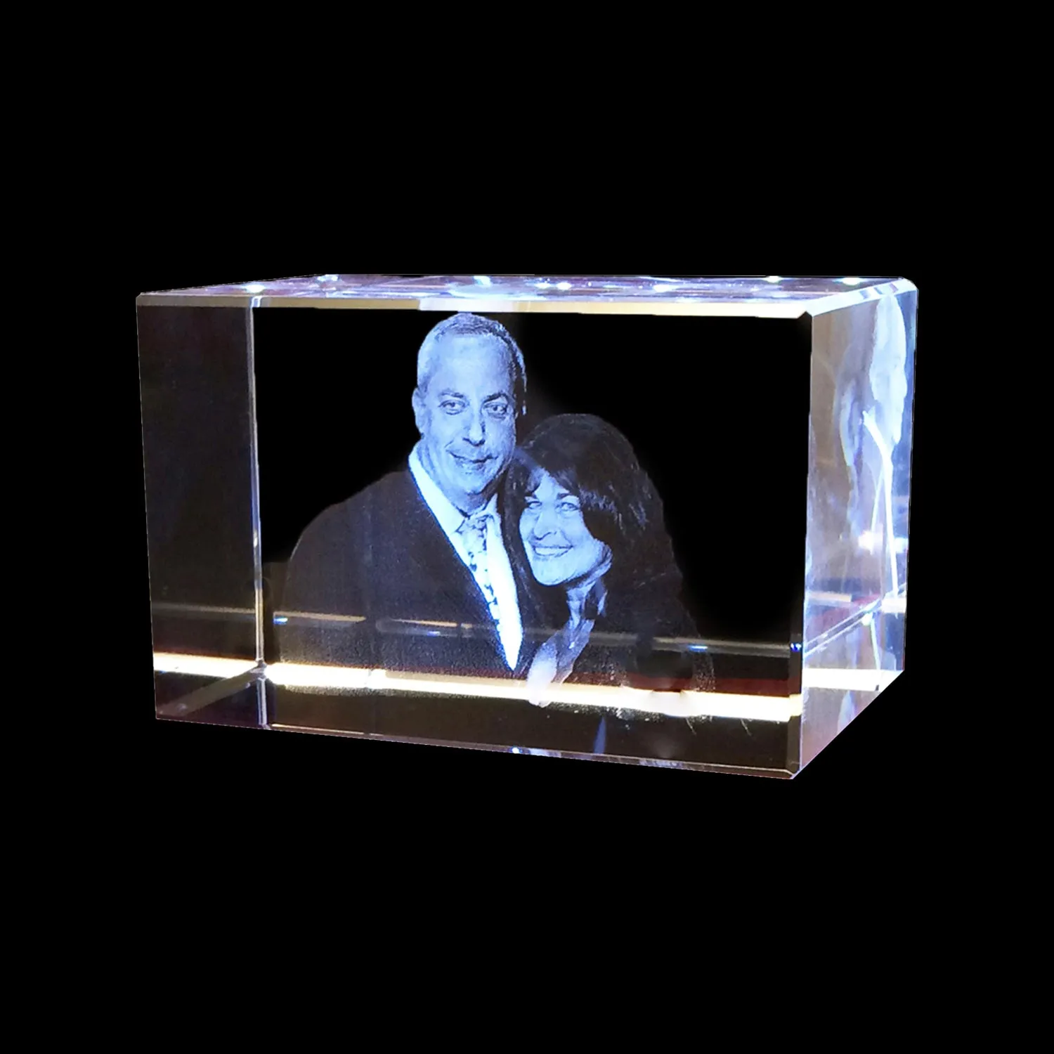 3D Crystals of your Loved Ones - Couple - Item #3716