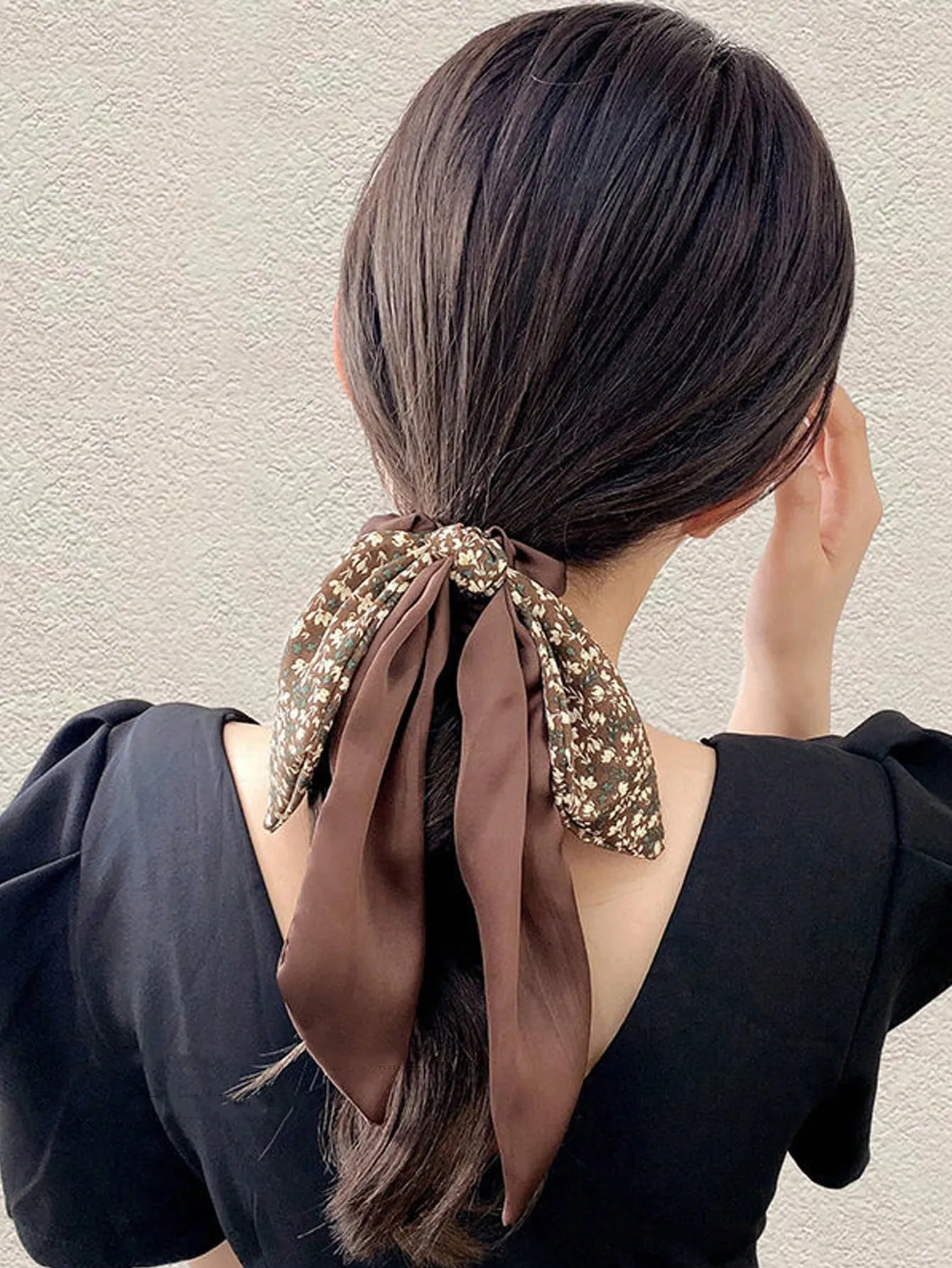 3pcs Simple Ponytail Bow Ribbon Headband- FD ⚡
