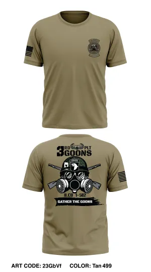 3rd PLT, B Co, 1-502D IN REGT Store 1 Core Men's SS Performance Tee - 23GbVf