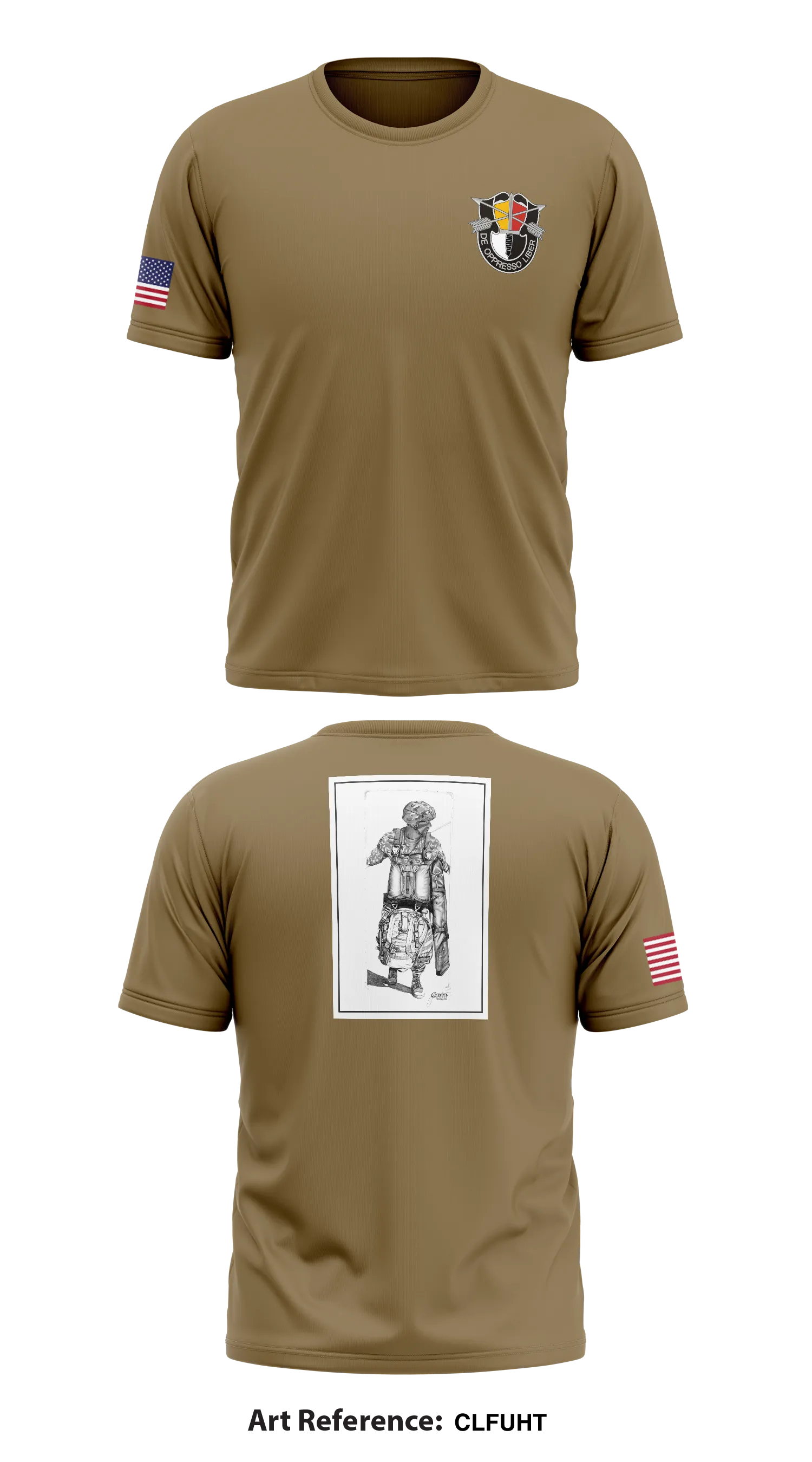3rd Special Forces Group Store 1 Core Men's SS Performance Tee - CLFuHt
