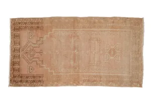 3x5.5 Vintage Distressed Oushak Rug
