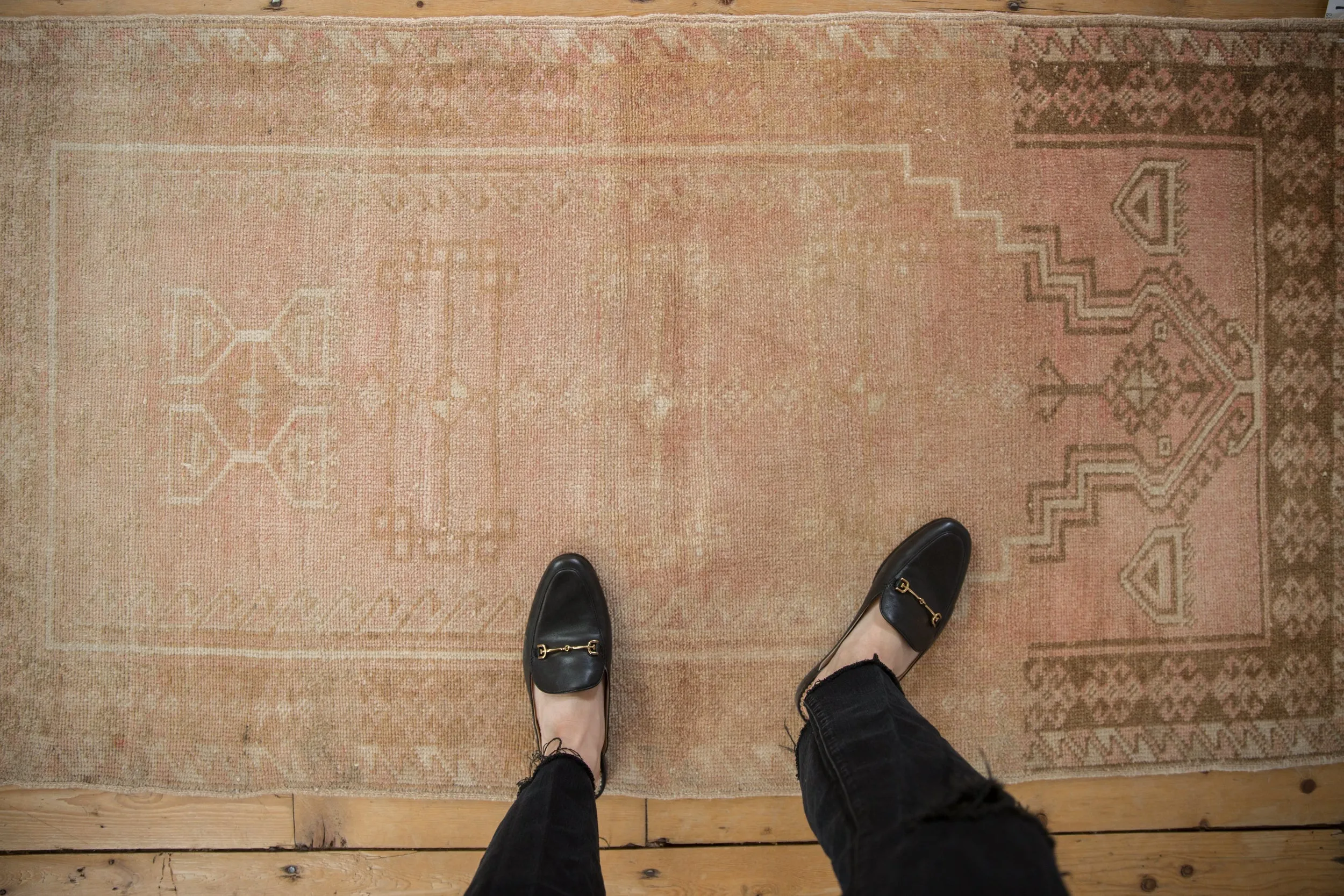 3x5.5 Vintage Distressed Oushak Rug